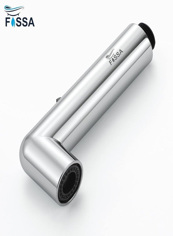 Fossa Magnetic Health Faucet ABS Body | for Toilet Handheld Bidet Sprayer with 1 Meter Stainless Steel Hose Pipe & Magnetic Wall Holder | Silver (Chrome Finish) - Image 4
